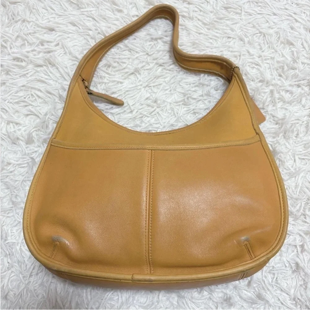 Coach Caramel Leather Hobo Bag - Picture 2 of 13